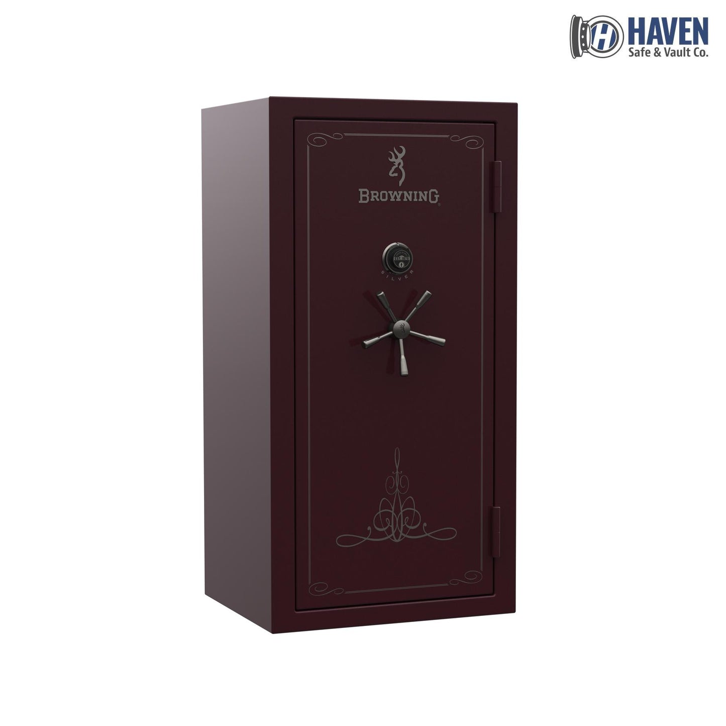 Browning Silver SR33 Gun Safe – 33-Gun Capacity & 100-Min Fire