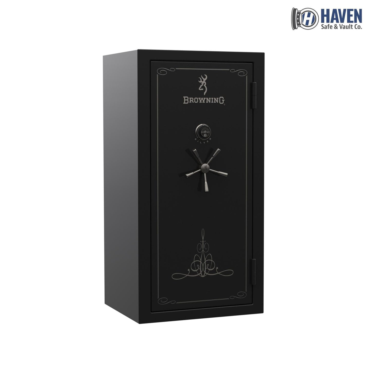 Browning Silver SR33 Gun Safe – 33-Gun Capacity & 100-Min Fire