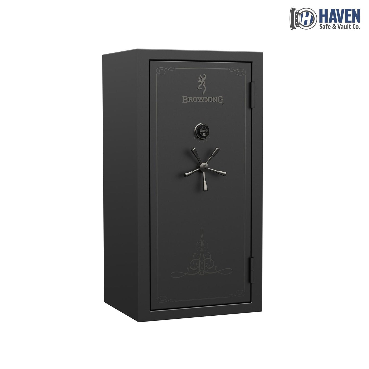 Browning Silver SR33 Gun Safe – 33-Gun Capacity & 100-Min Fire
