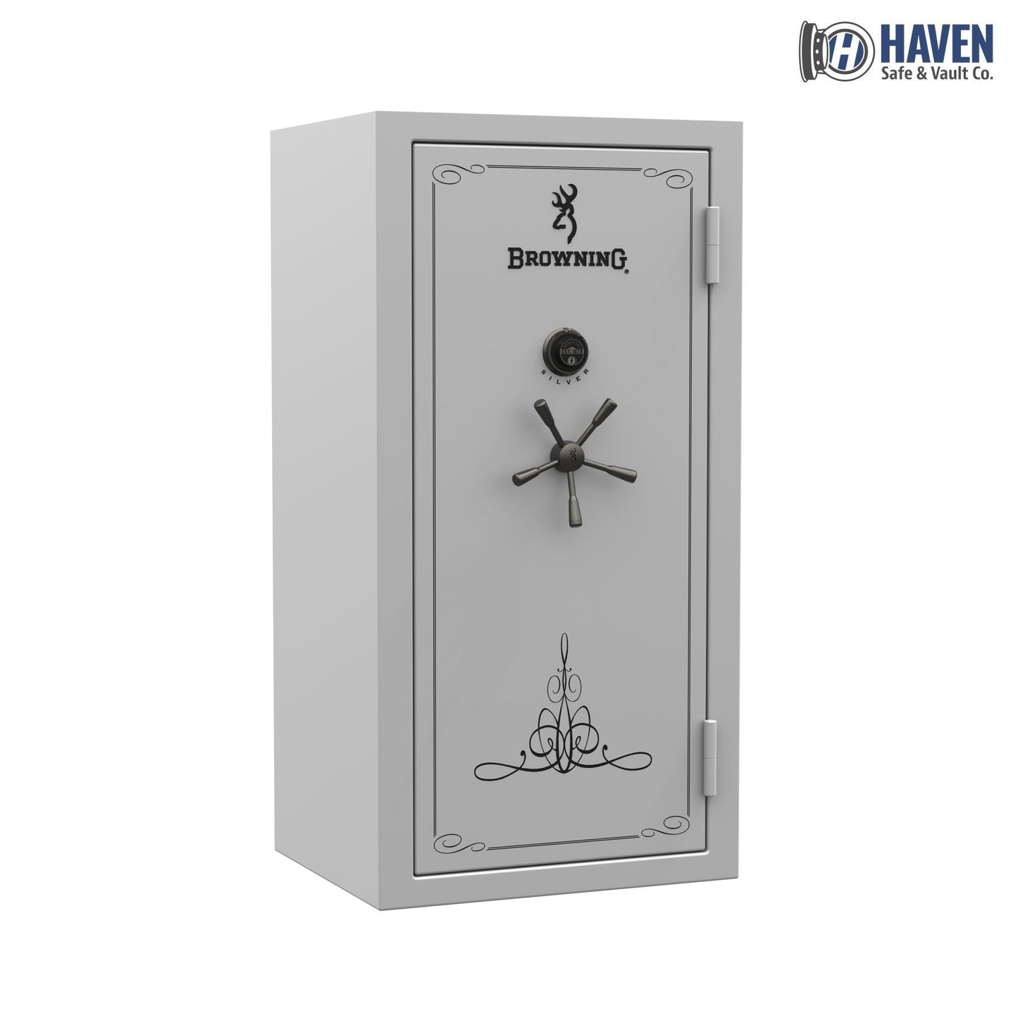 Browning Silver SR33 Gun Safe – 33-Gun Capacity & 100-Min Fire