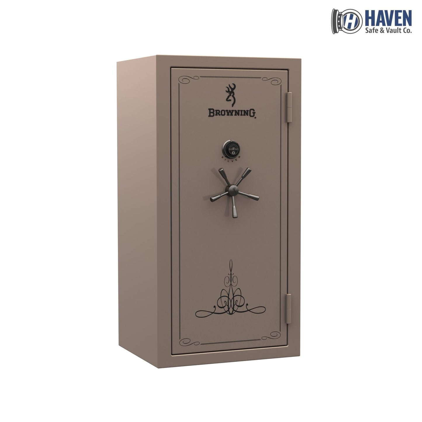 Browning Silver SR33 Gun Safe – 33-Gun Capacity & 100-Min Fire