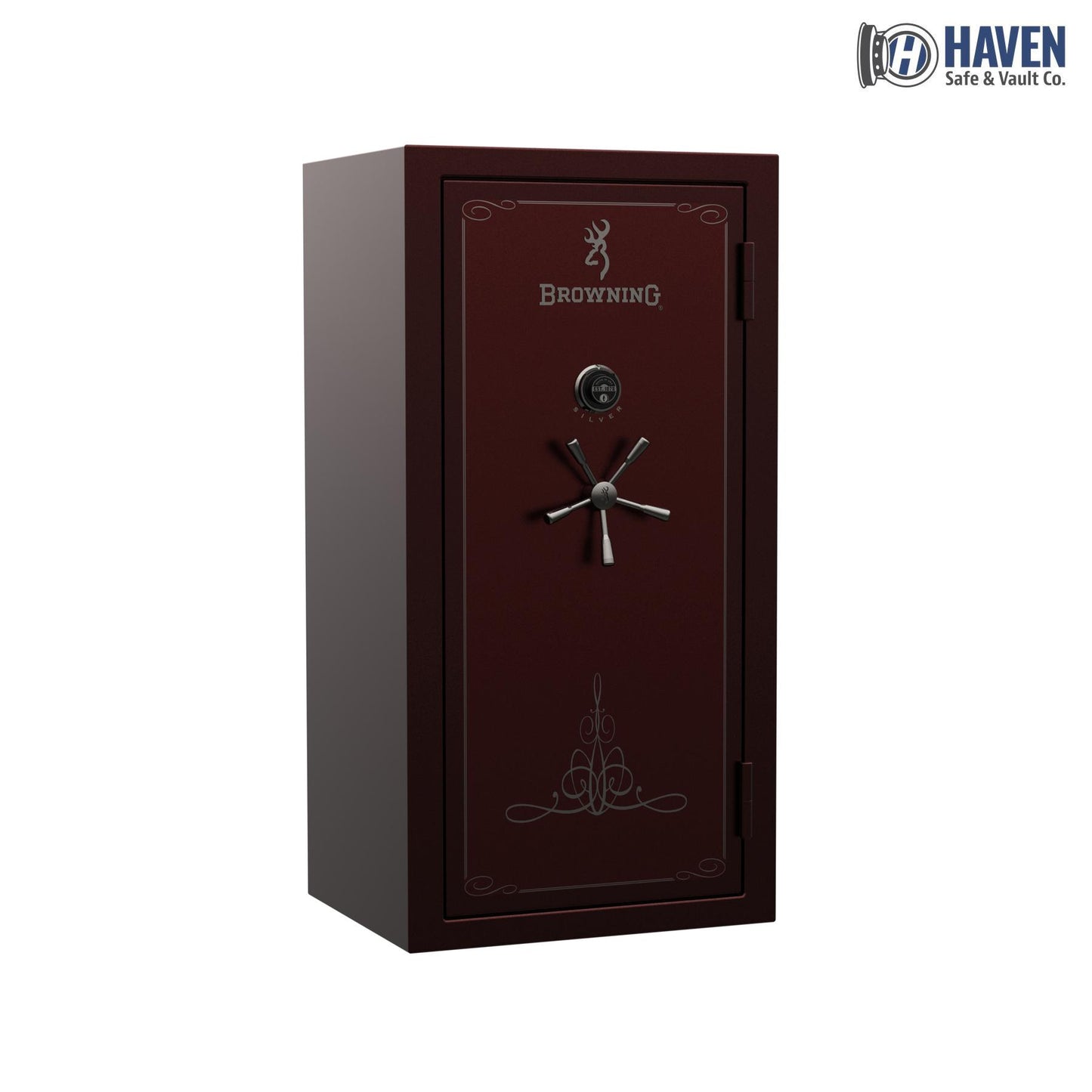 Browning Silver SR33 Gun Safe – 33-Gun Capacity & 100-Min Fire