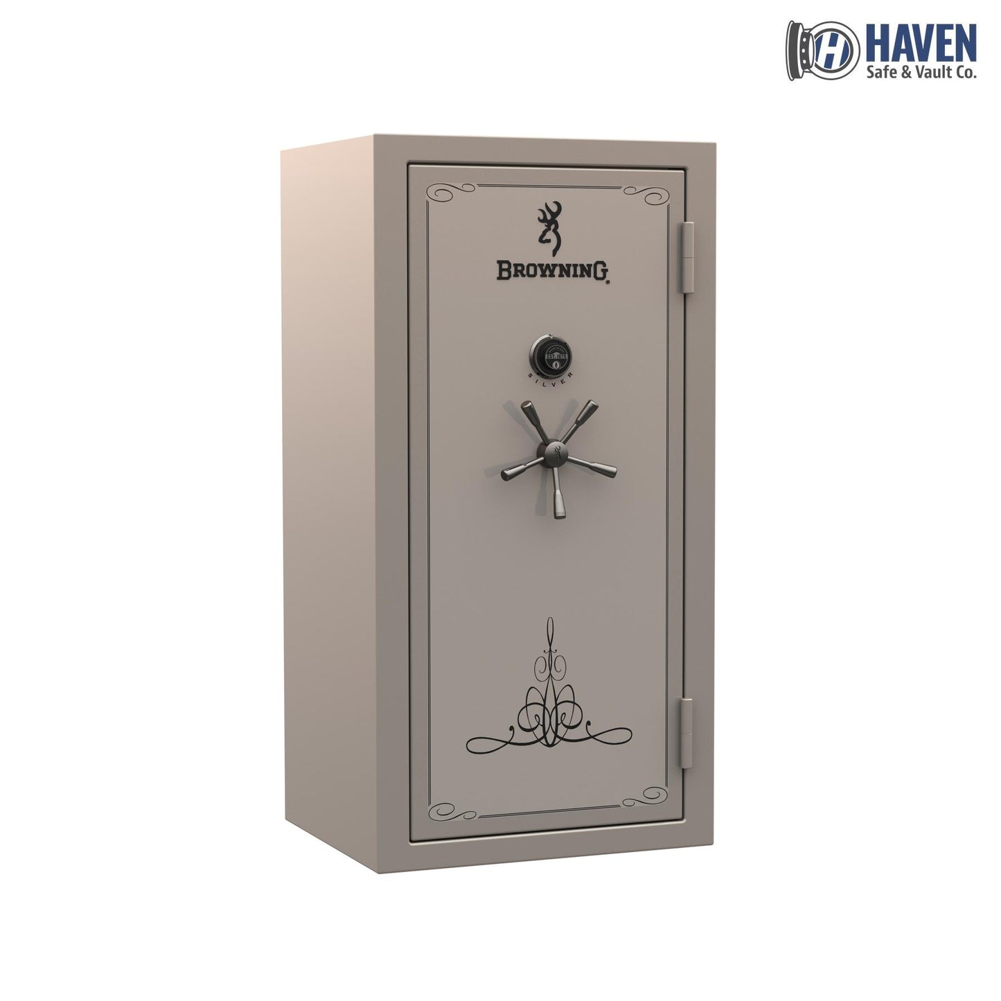 Browning Silver SR33 Gun Safe – 33-Gun Capacity & 100-Min Fire