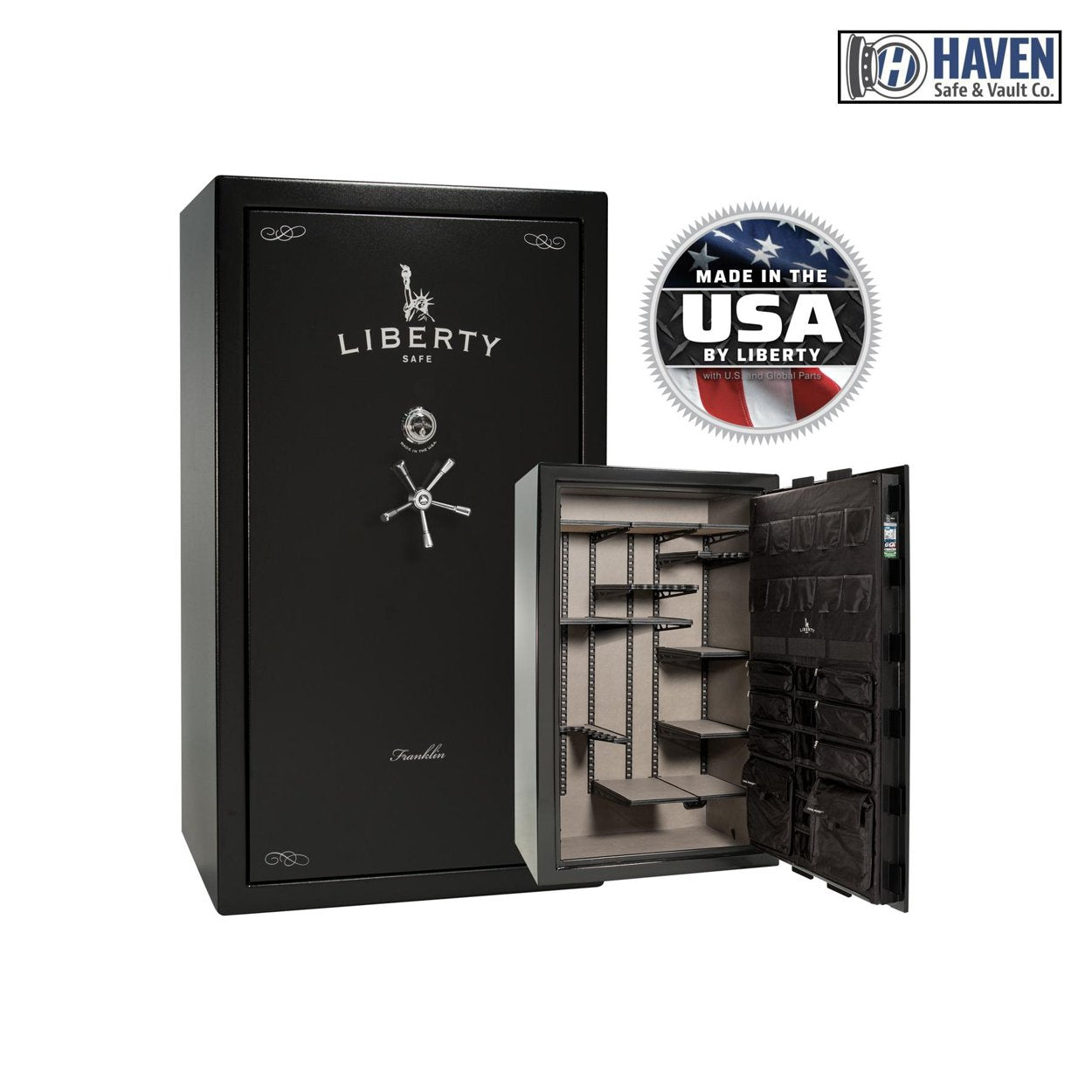 Liberty Franklin 50 Gun Safe – 110-Min Fire Protection, Secure Storage