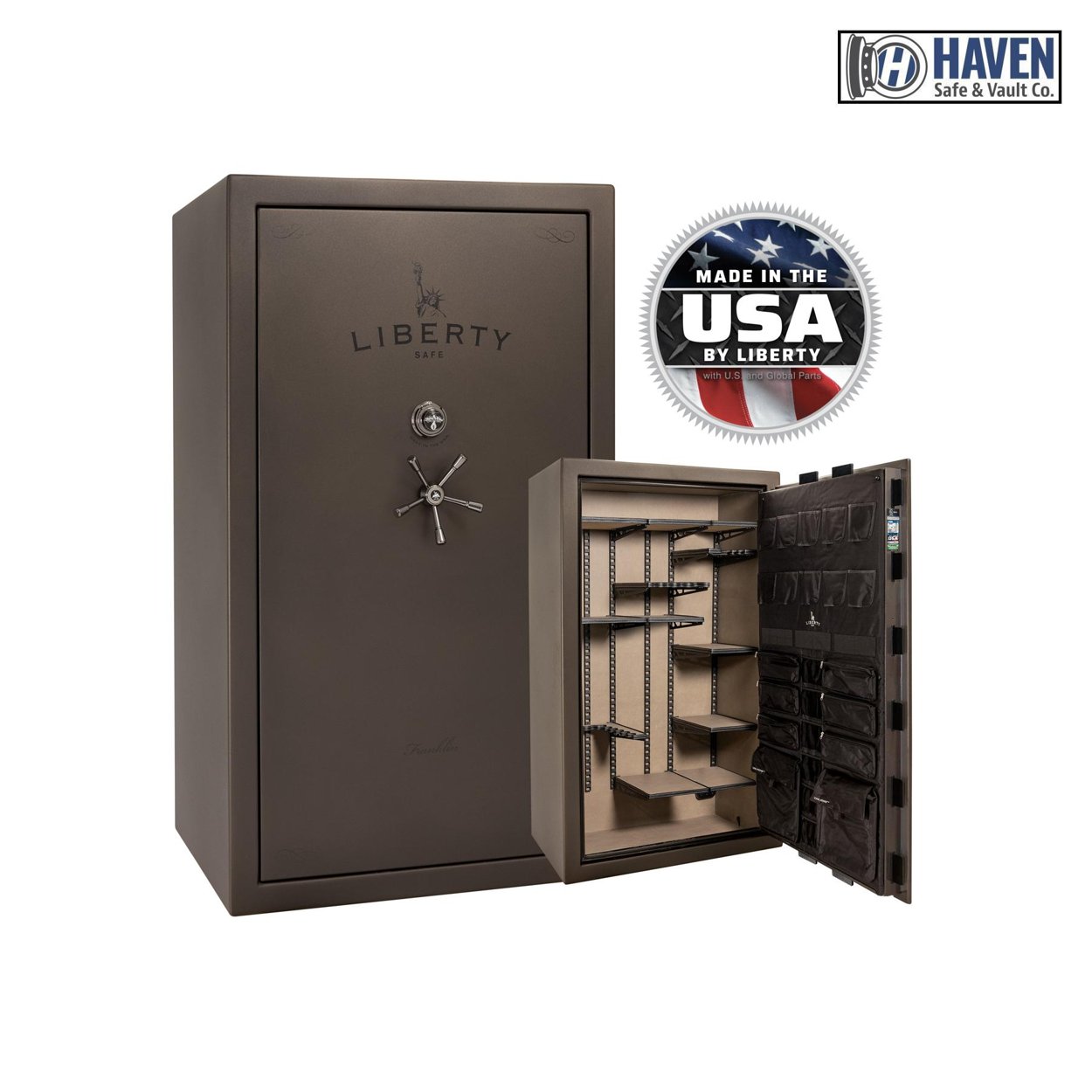 Liberty Franklin 50 Gun Safe – 110-Min Fire Protection, Secure Storage