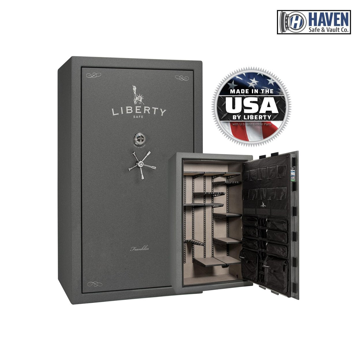 Liberty Franklin 50 Gun Safe – 110-Min Fire Protection, Secure Storage