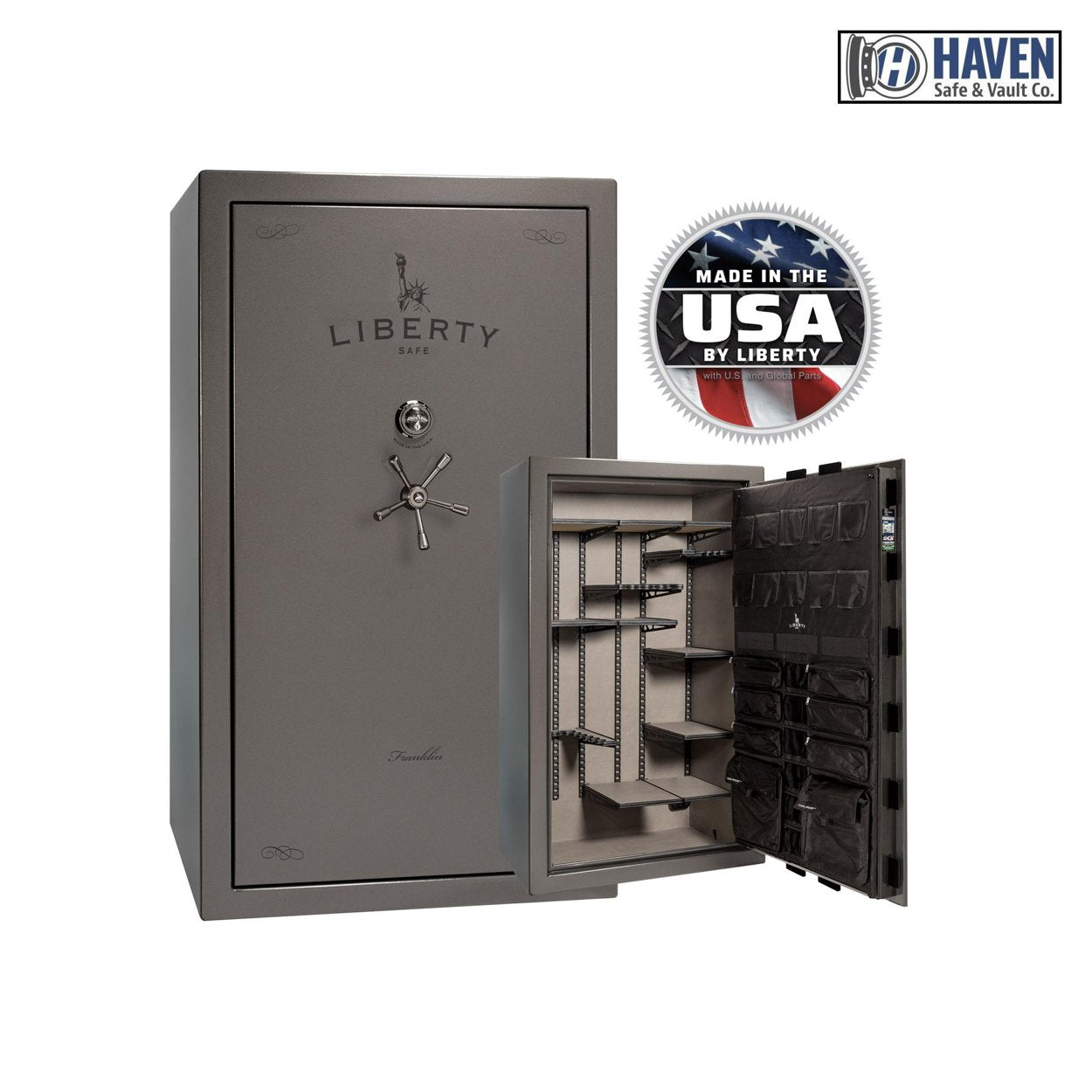 Liberty Franklin 50 Gun Safe – 110-Min Fire Protection, Secure Storage