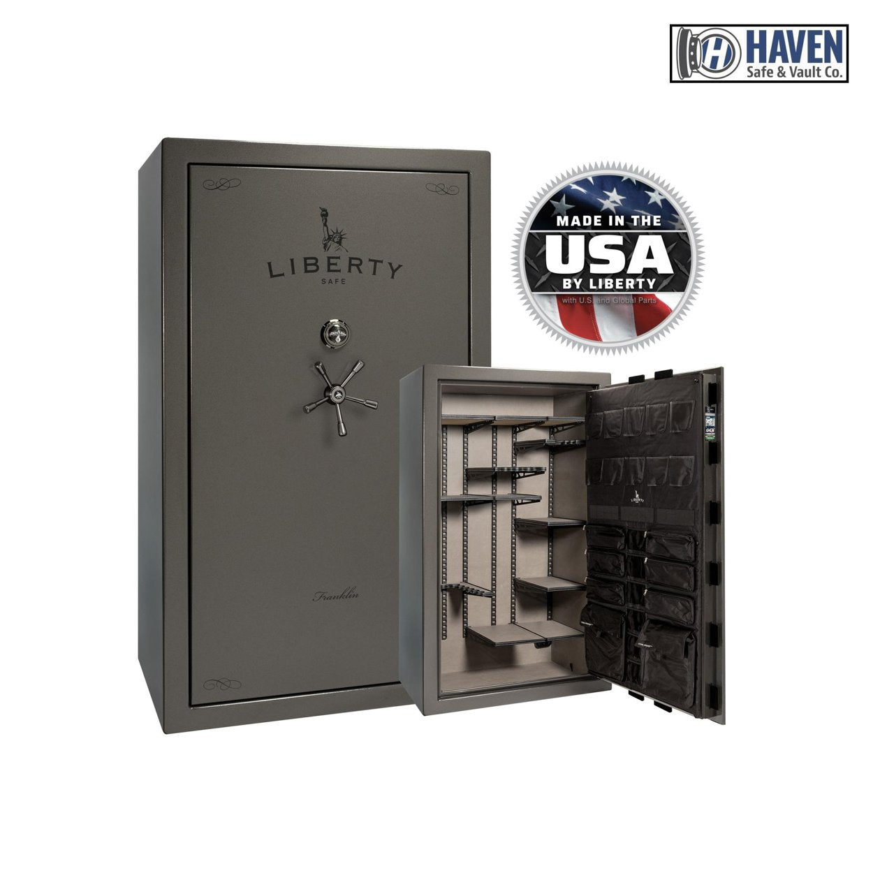 Liberty Franklin 50 Gun Safe – 110-Min Fire Protection, Secure Storage