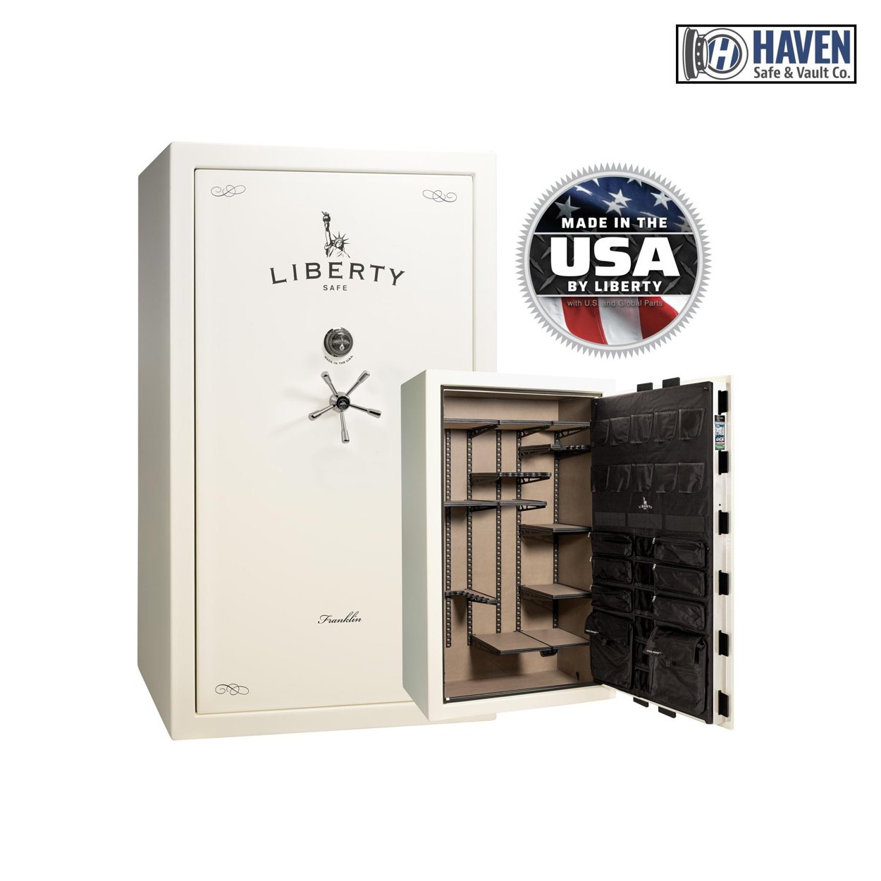 Liberty Franklin 50 Gun Safe – 110-Min Fire Protection, Secure Storage