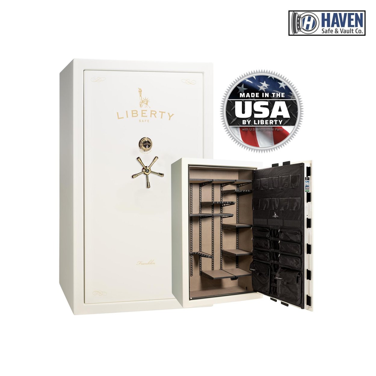 Liberty Franklin 50 Gun Safe – 110-Min Fire Protection, Secure Storage