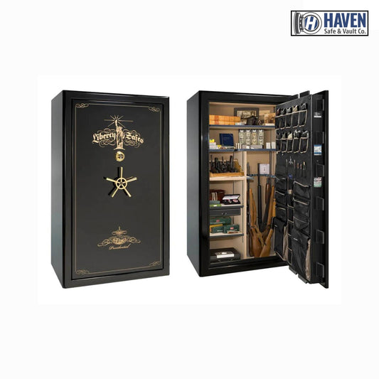 Liberty Presidential 50 Gun Safe - Maximum Security and Fire Protection