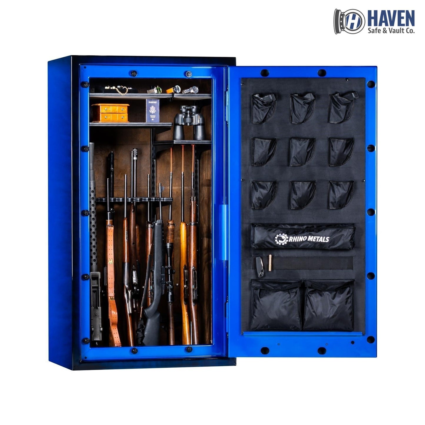 Rhino Metals CX6636 Raptor Series 49-Gun Safe – 80-Minute Fire Protection