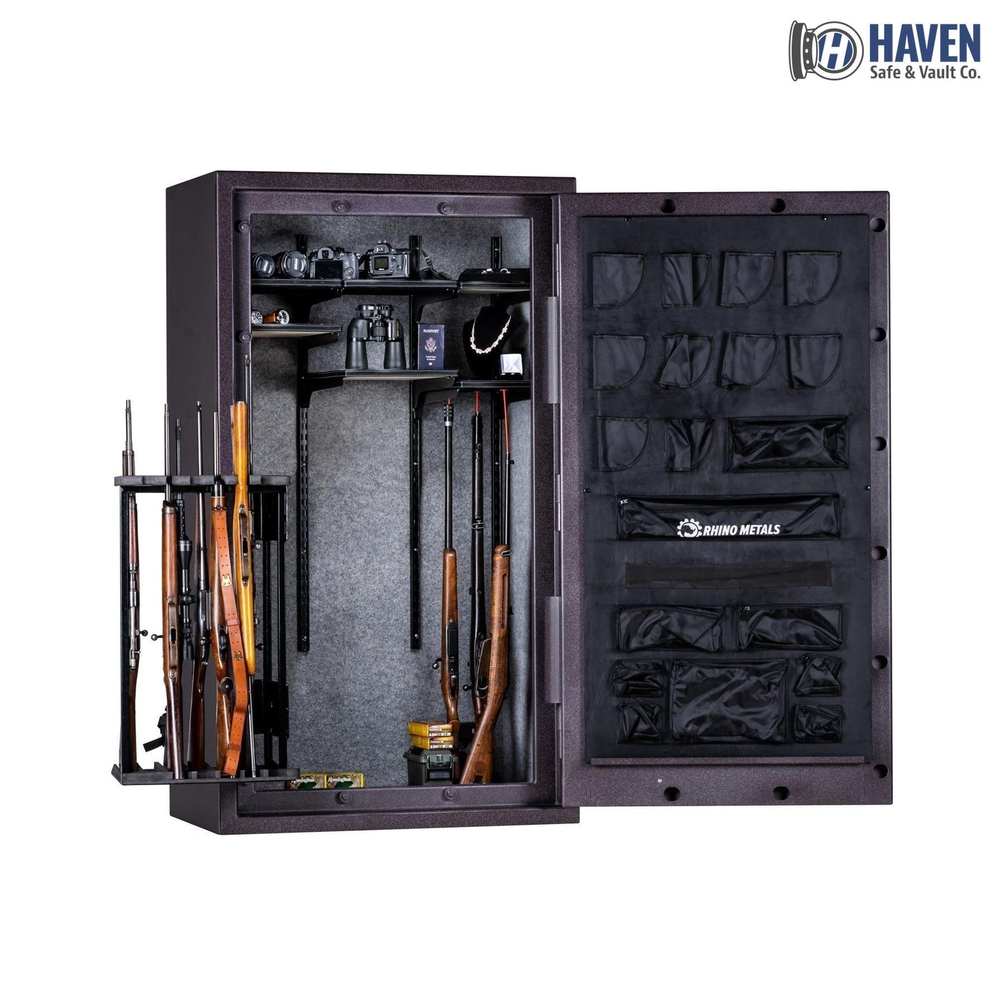 Rhino Metals CX7241 Raptor Series - Heavy-Duty Gun Safe with Fire Protection