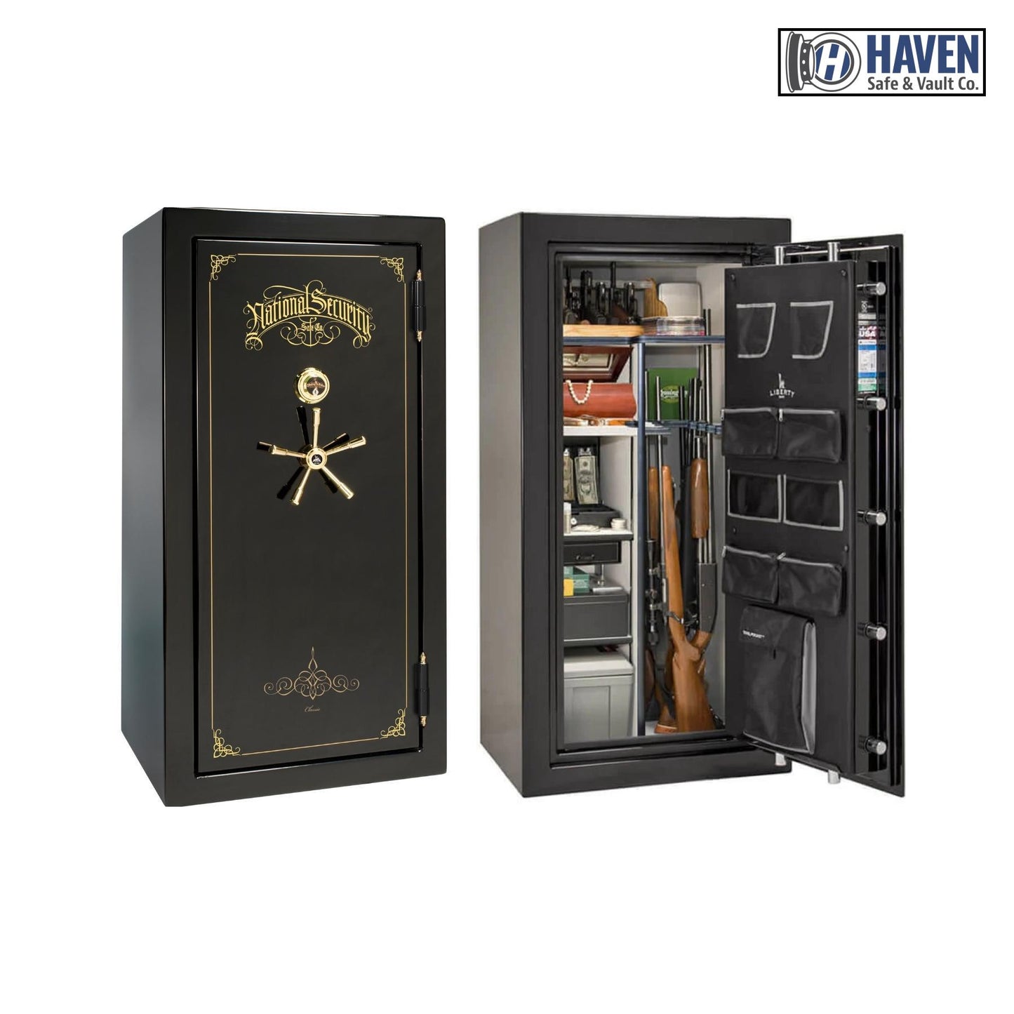 National Classic Plus 25 Gun Safe – High-Security Fire & Theft Protection