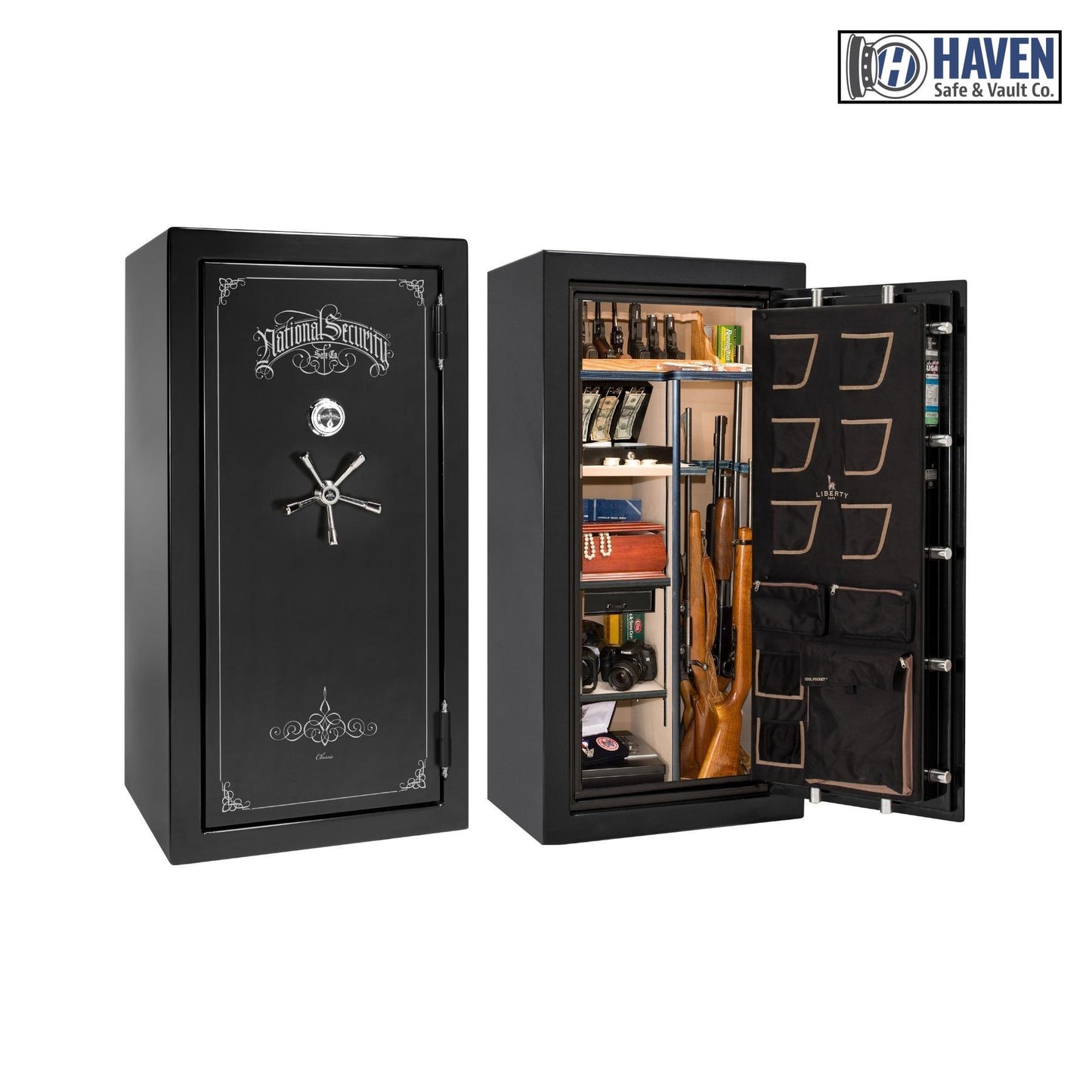 National Classic Plus 25 Gun Safe – High-Security Fire & Theft Protection