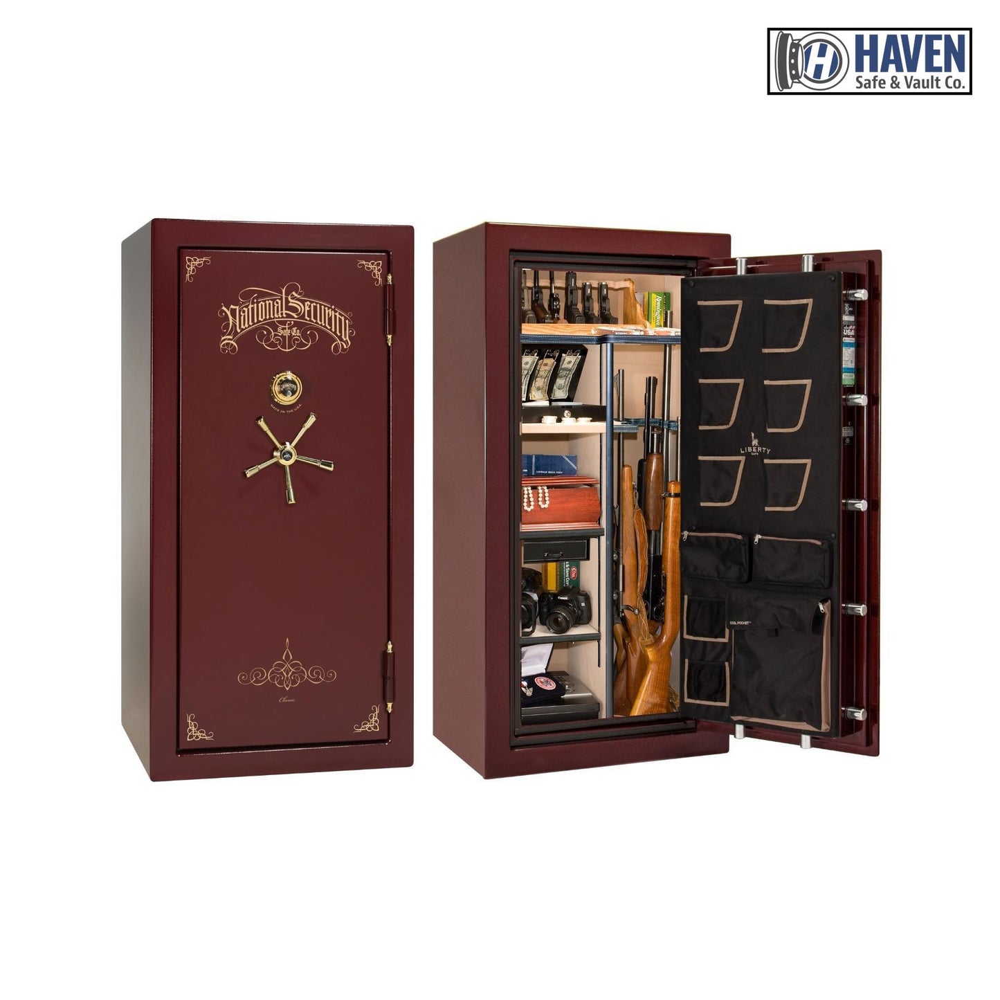 National Classic Plus 25 Gun Safe – High-Security Fire & Theft Protection