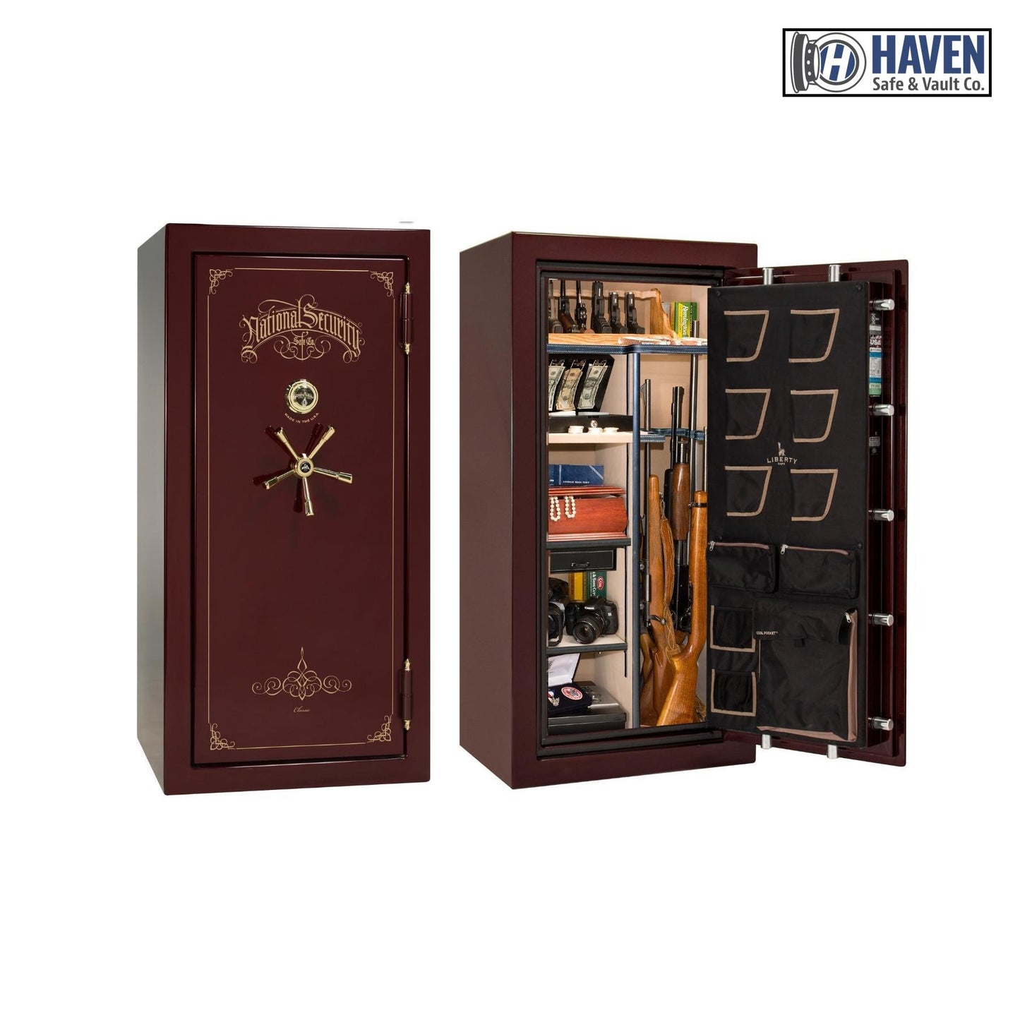 National Classic Plus 25 Gun Safe – High-Security Fire & Theft Protection