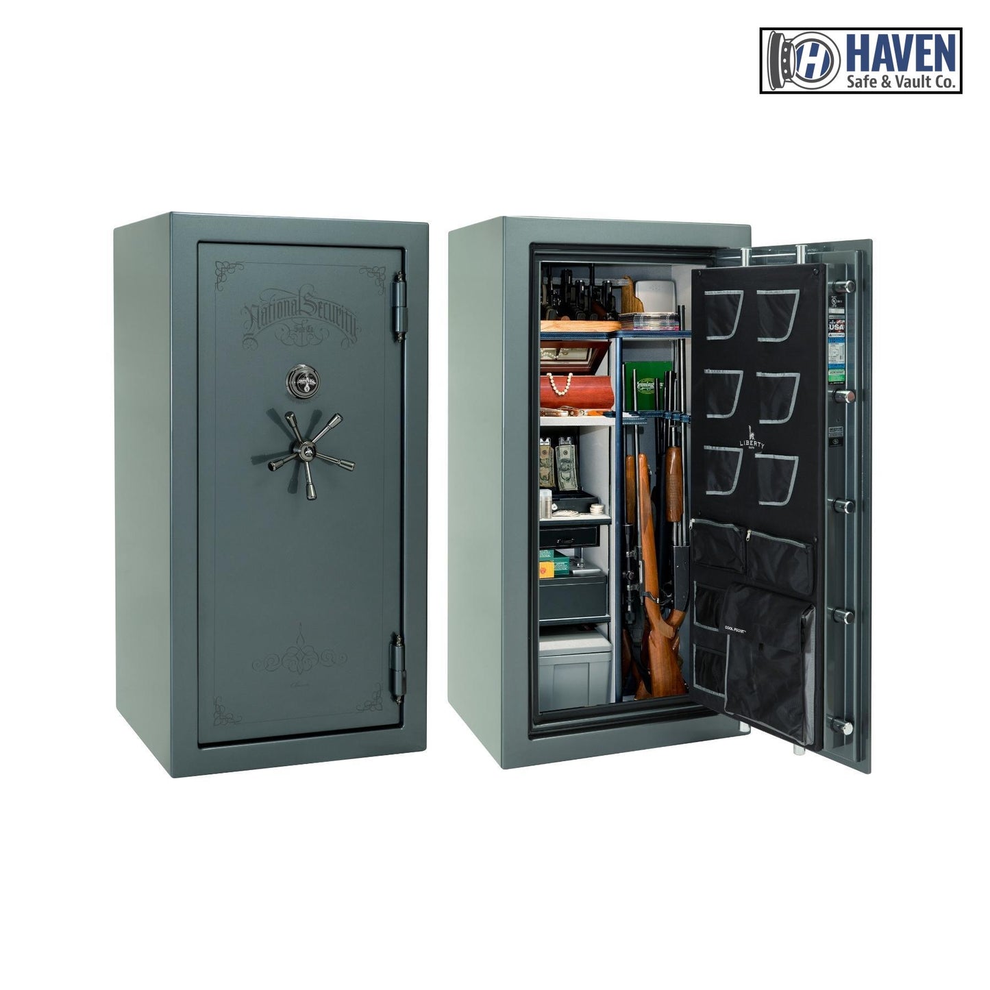 National Classic Plus 25 Gun Safe – High-Security Fire & Theft Protection