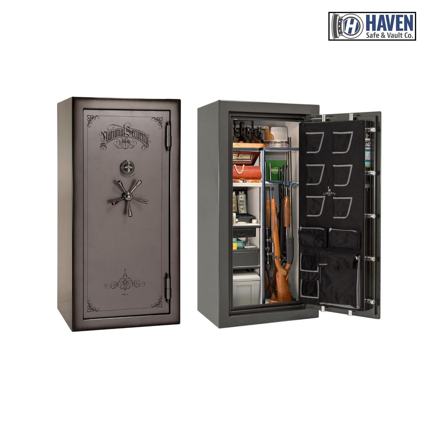National Classic Plus 25 Gun Safe – High-Security Fire & Theft Protection