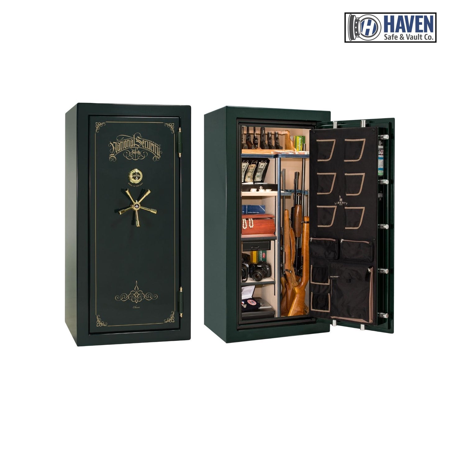 National Classic Plus 25 Gun Safe – High-Security Fire & Theft Protection