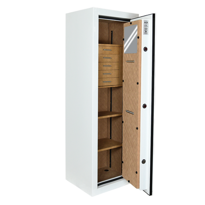 AMSEC JS5517E5 jewelry safe, open angle