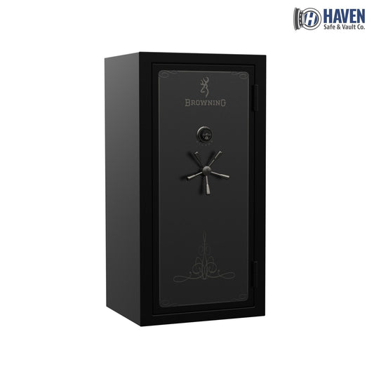 Browning Silver SR33 Gun Safe – 33-Gun Capacity & 100-Min Fire