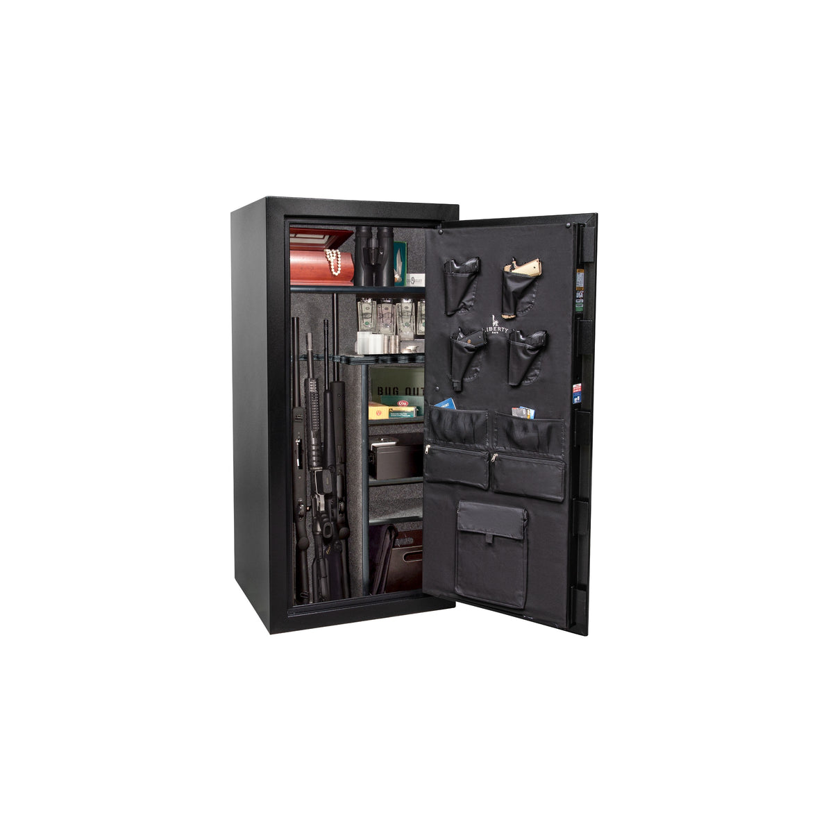 Centurion 32 interior – dual-flex shelving, loaded