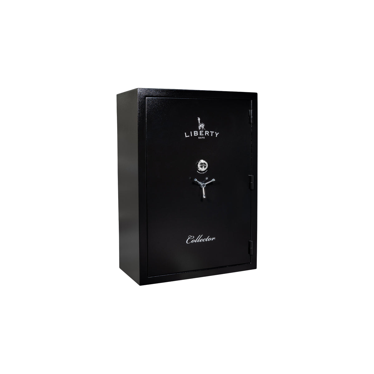 Liberty Collector T in Textured Black with Chrome hardware