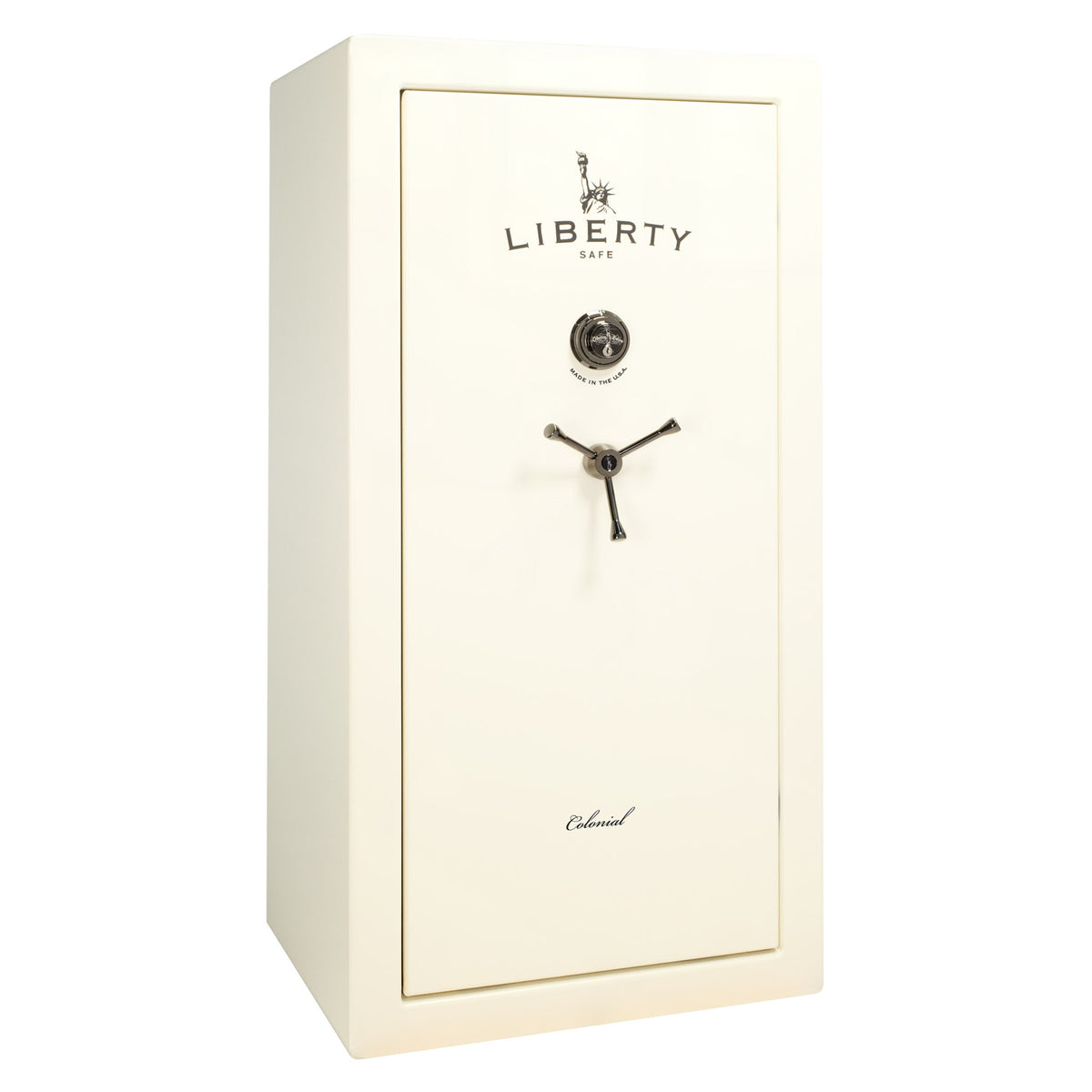 Liberty Colonial 23 in Gloss White Ivory with Black Chrome hardware