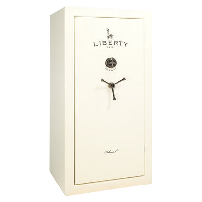 Liberty Colonial 23 in Gloss White Ivory with Black Chrome hardware