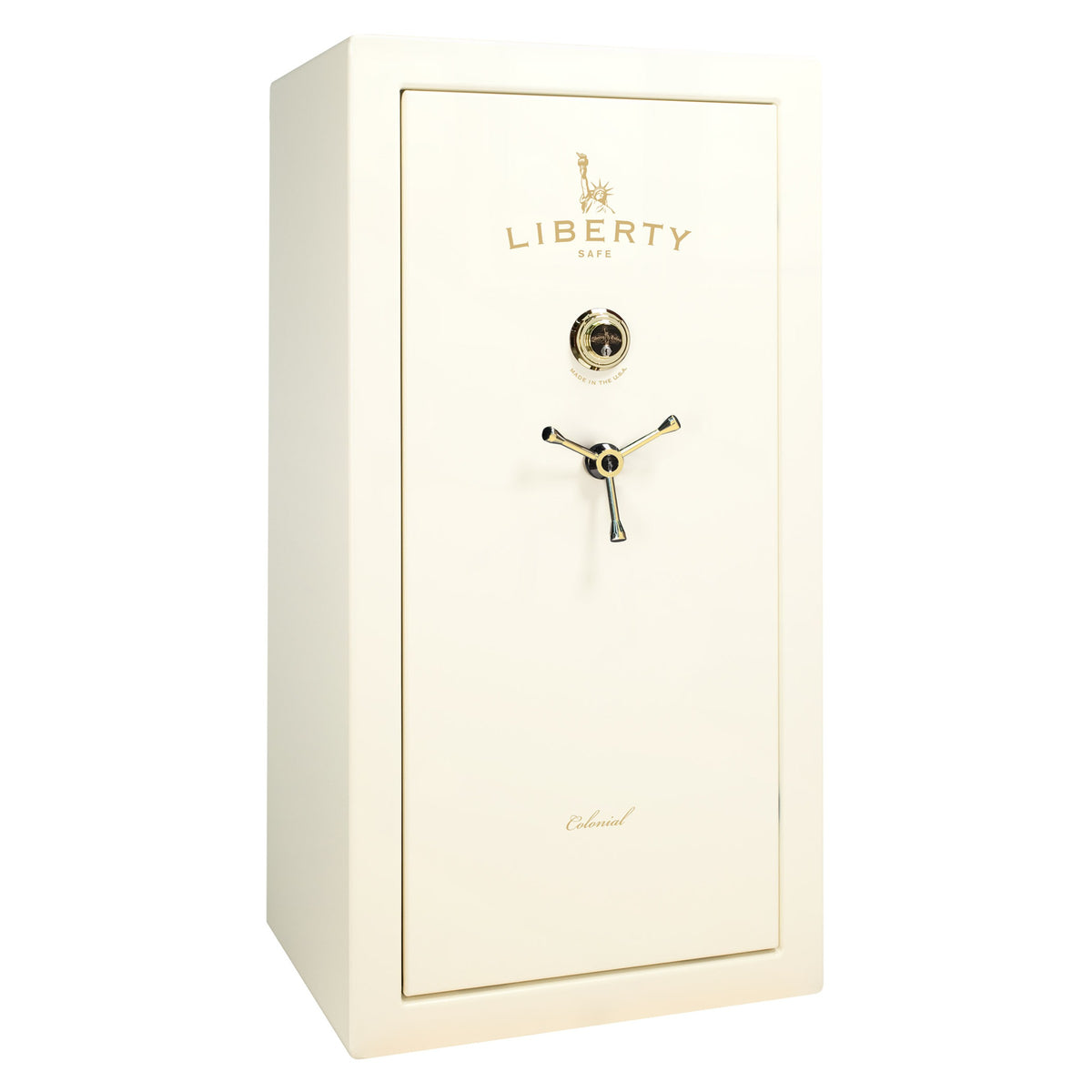 Liberty Colonial 23 in Gloss White Ivory with Brass hardware