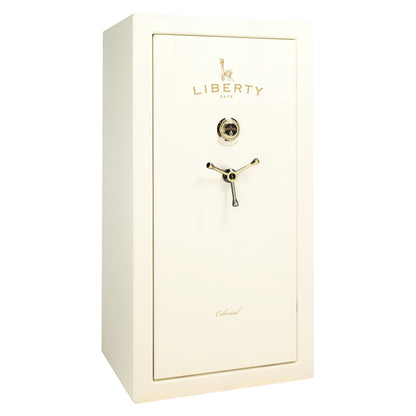 Liberty Colonial 23 in Gloss White Ivory with Brass hardware