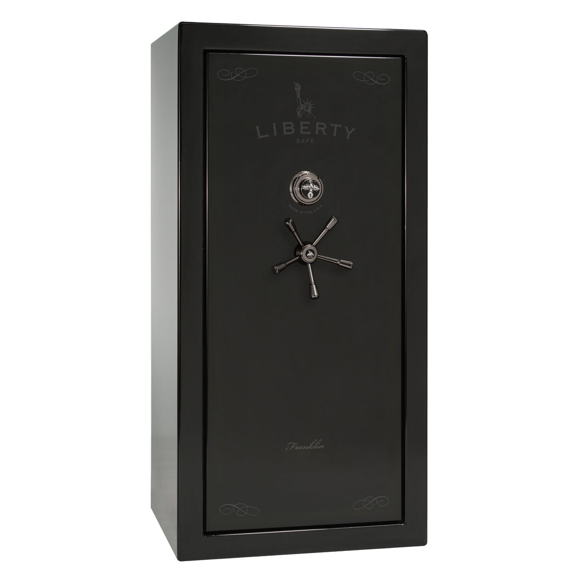 Liberty Franklin 29 in Glacial Steel with Black Chrome hardware