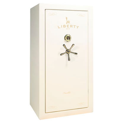 Liberty Franklin 29 in Gloss White Ivory with Brass hardware