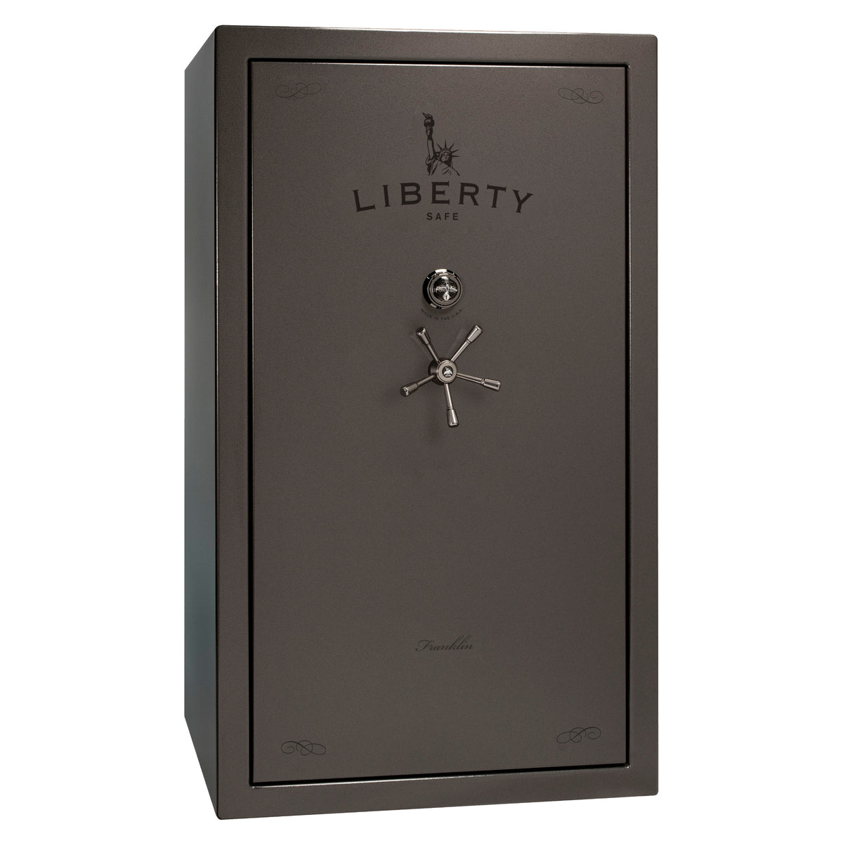 Liberty Franklin 50 in Gloss Gray with Black Chrome hardware