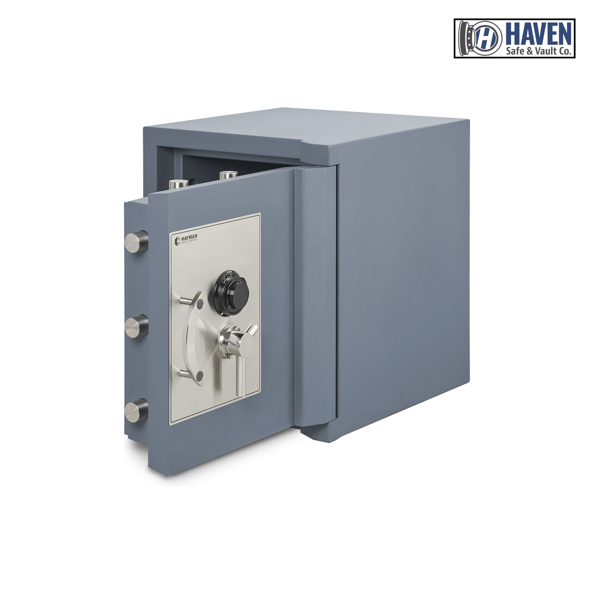 Hayman MV30 2017 TL-30 safe – door open, hinge side