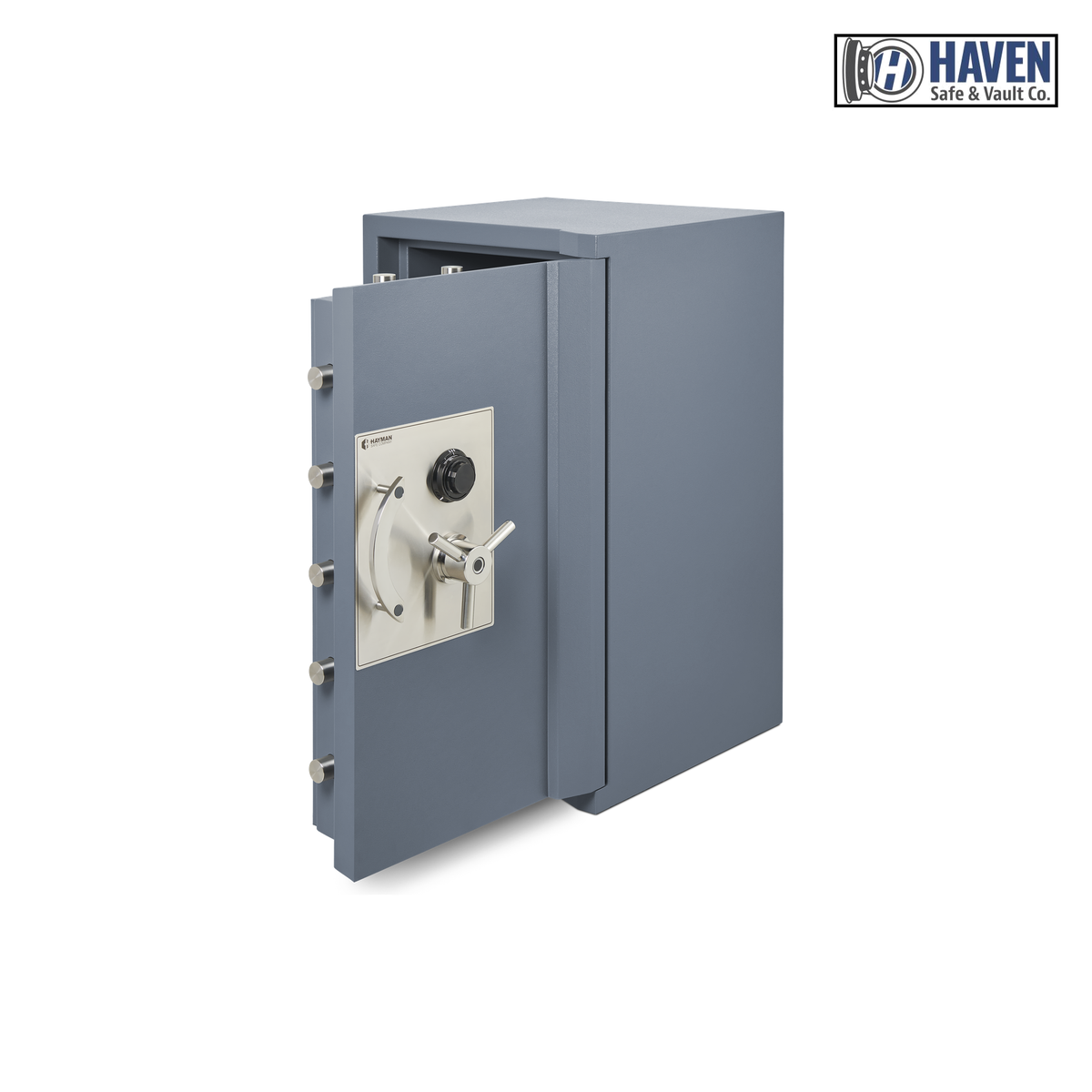 Hayman MV30 3820 TL-30 safe – door open, hinge side