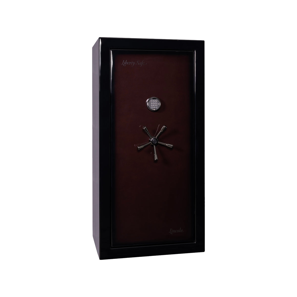 Liberty Lincoln 25 in Two-Tone Gloss Burgundy with Black Chrome hardware