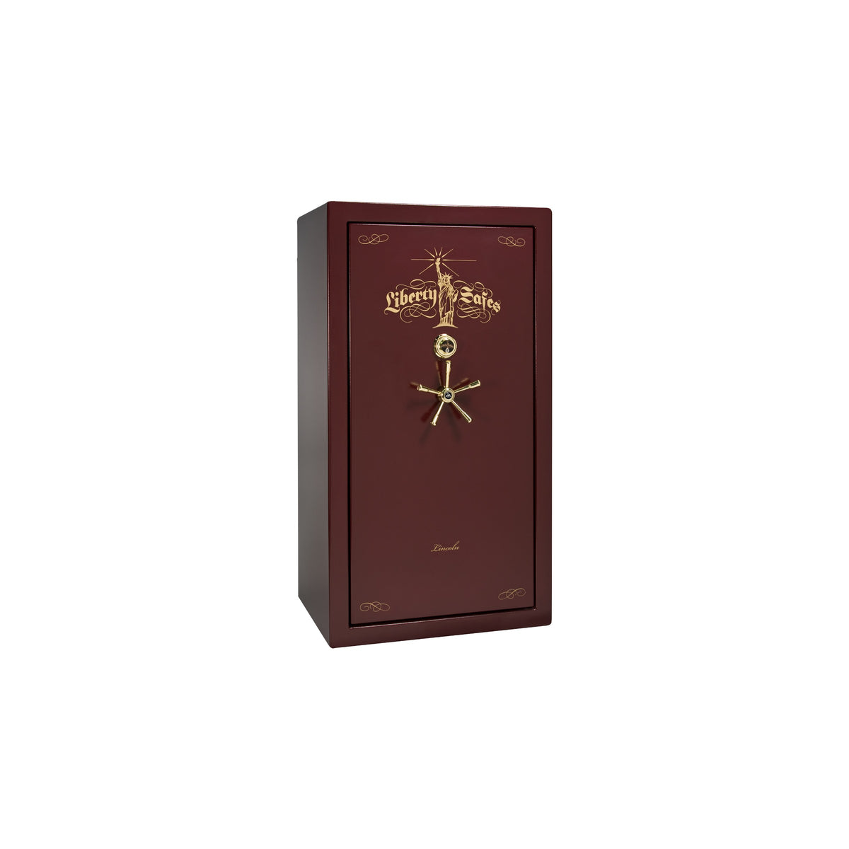 Liberty Lincoln 40 in Marble Burgundy with Brass hardware