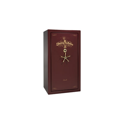 Liberty Lincoln 40 in Marble Burgundy with Brass hardware