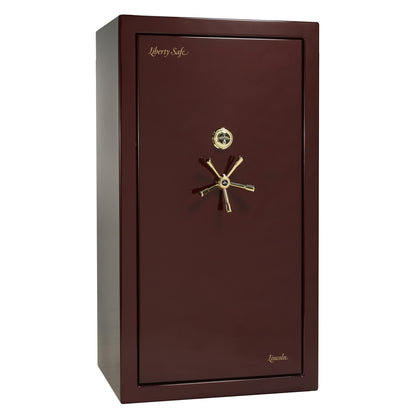 Liberty Lincoln 40 Signature in Marble Burgundy with Brass hardware
