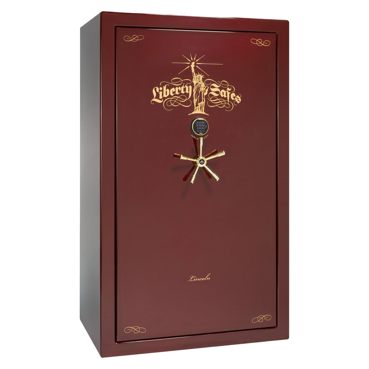 Liberty Lincoln 50 in Marble Burgundy with Brass hardware