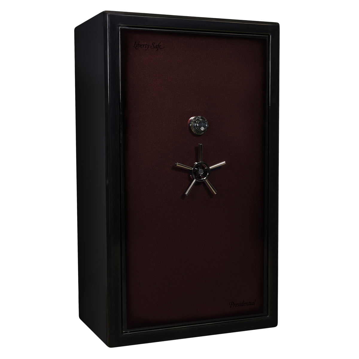 Liberty Presidential 50 Signature in Gloss Burgundy with Black Chrome hardware