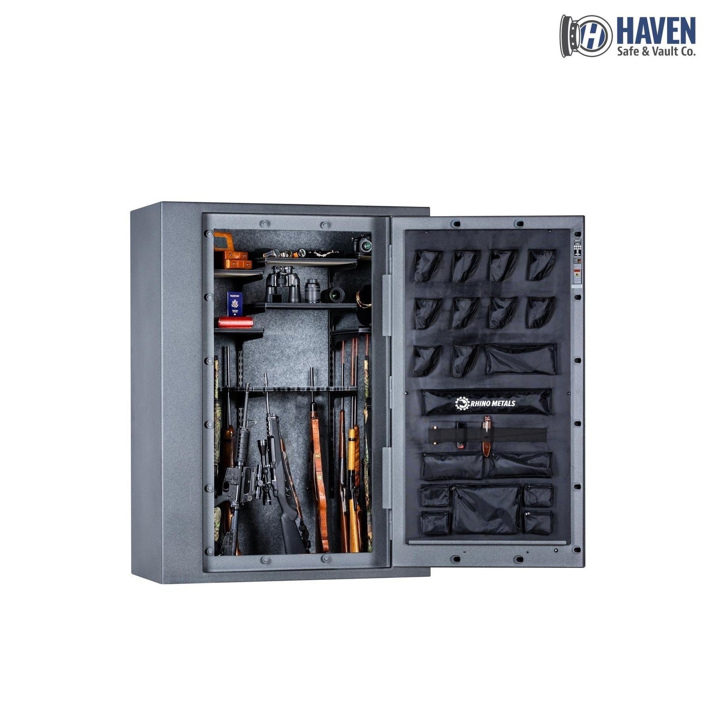 Rhino Metals AX7253 Lightning Series 78-Gun Safe – 120-Minute Fire Protection