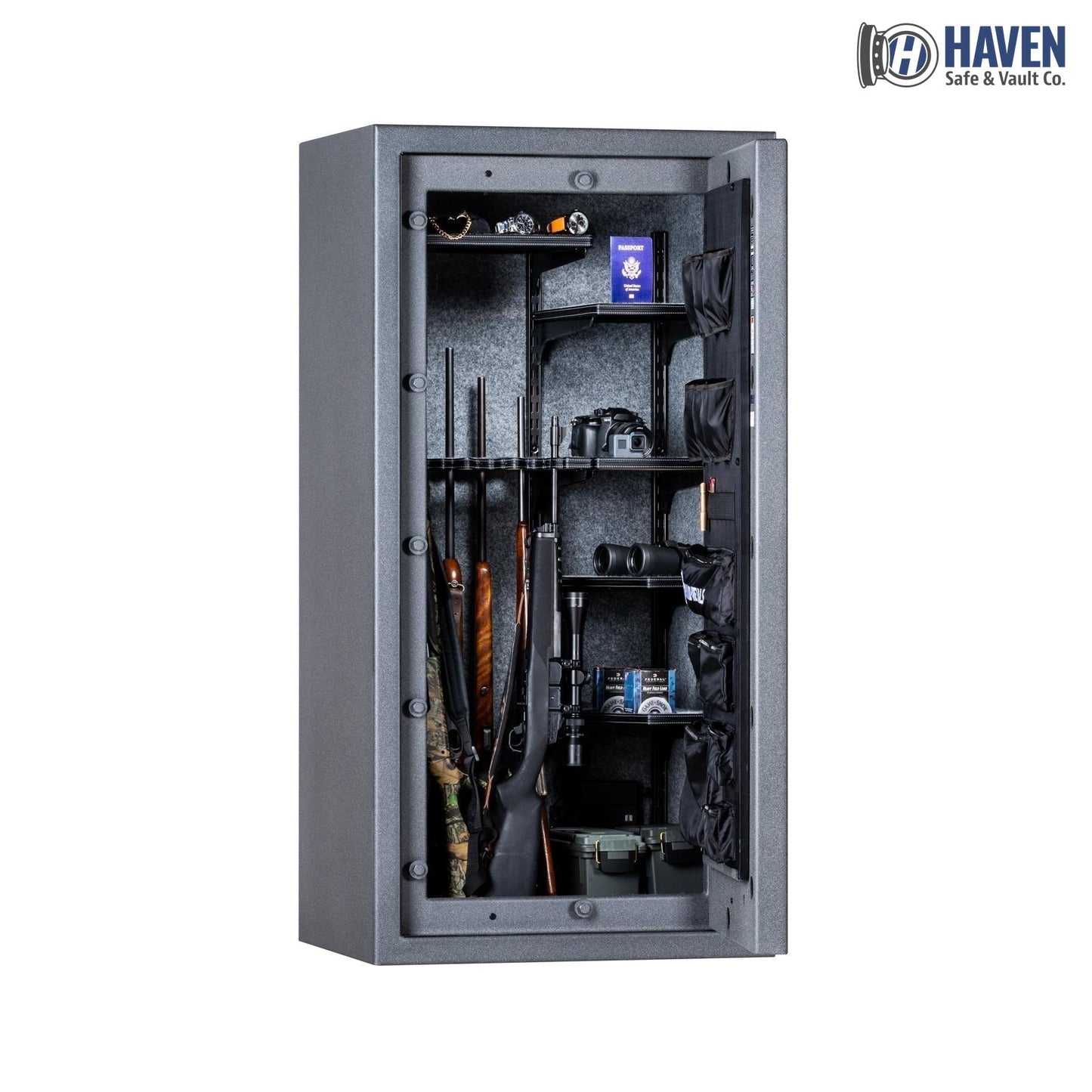 Rhino Metals CX6030 Raptor Series 40-Gun Safe – 80-Minute Fire Protection